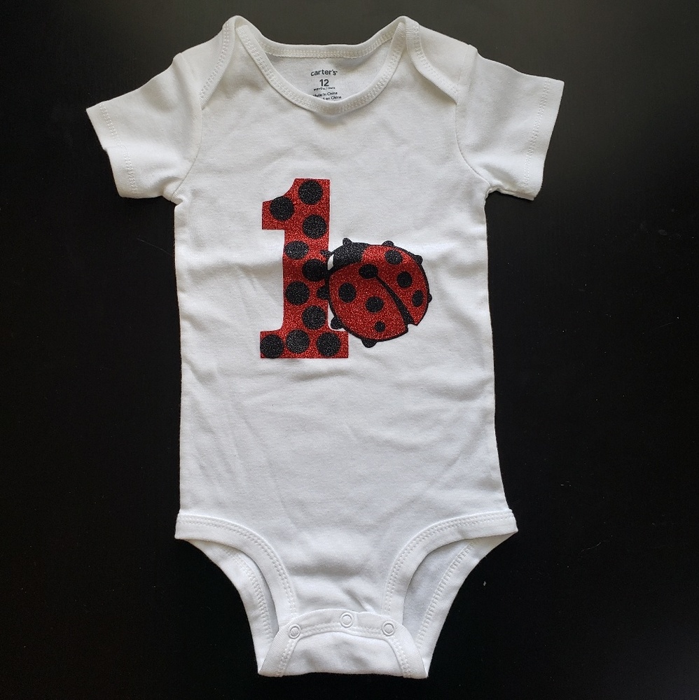 🐞1st Birthday Ladybug Onsie
